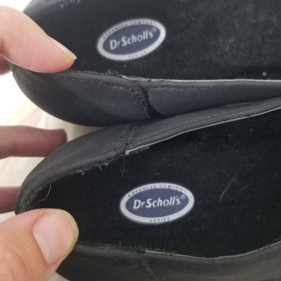 Dr. Scholls | Black Evelyn Comfort Slip On Loafer Clog Shoes 6.5 Round Toe - Picture 5 of 8